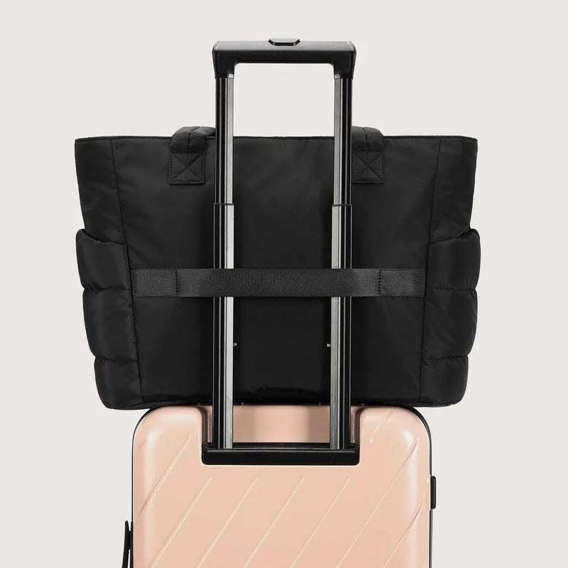 Bagsmart Bolso Tote Grande P Dama Ligero Muchos Compartimien Negro