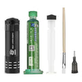 Kit Lampara + Uv Mascara Para Soldadura + Embolo Mechanic Verde